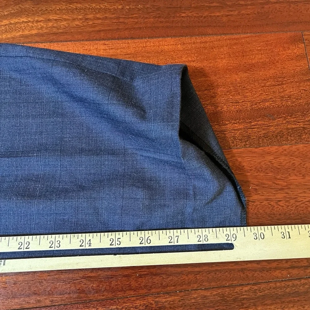 Brooks Brothers Pants Mens 34x27 Regent Fit Navy Blue Wool Preppy Office READ *